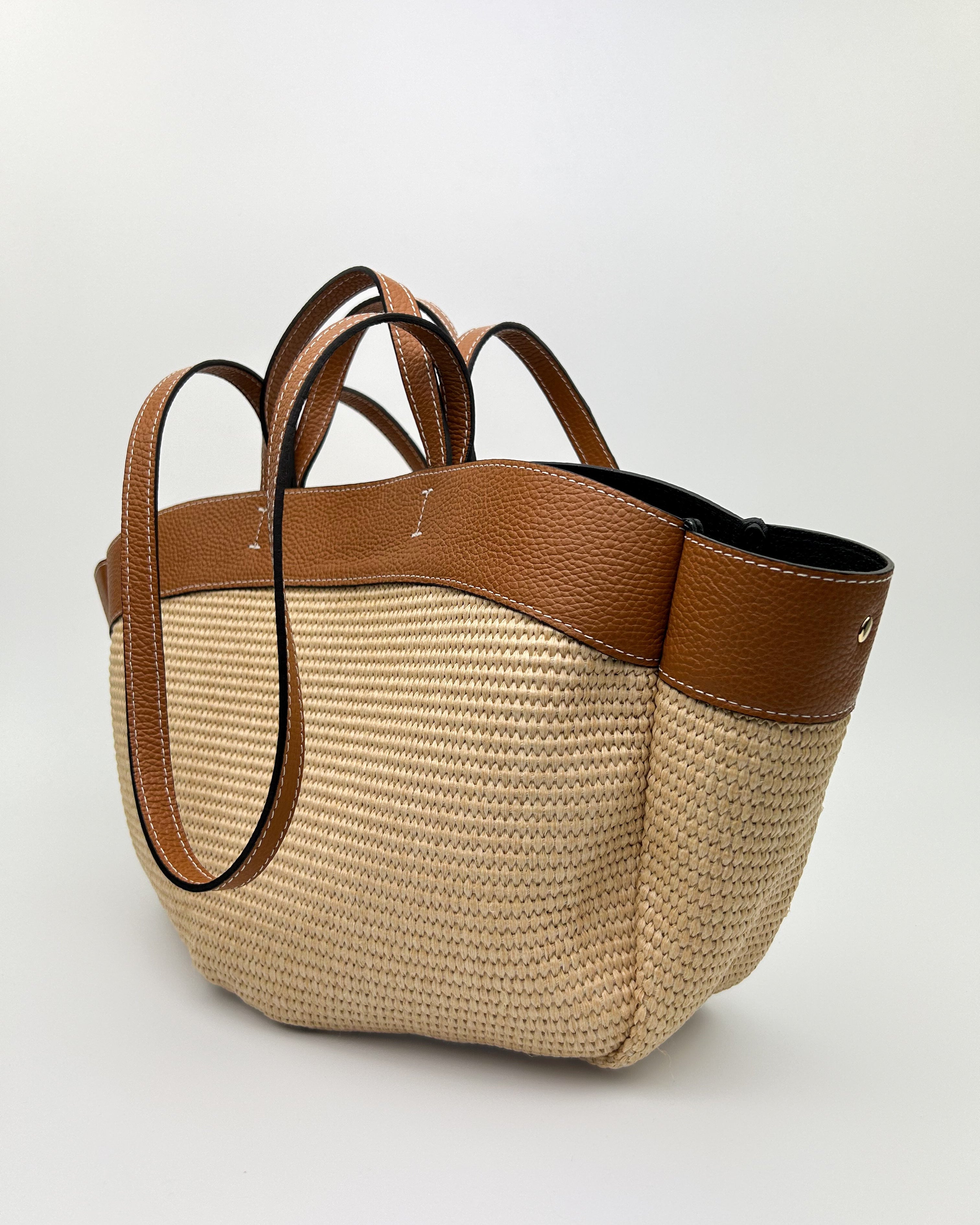 Raffia bag made in Italy
