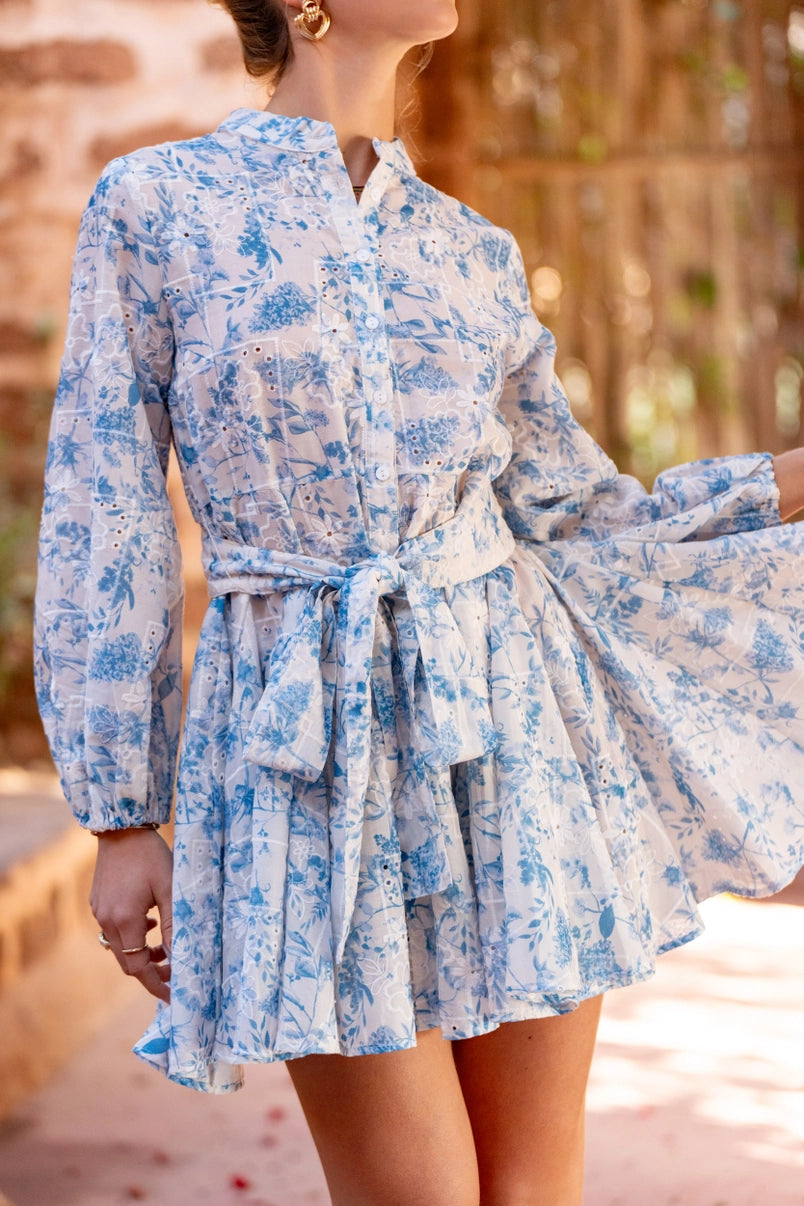 floral cotton summer dress