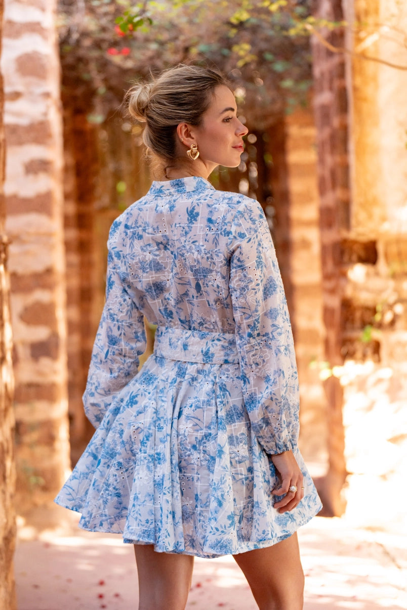 button-down cotton dress