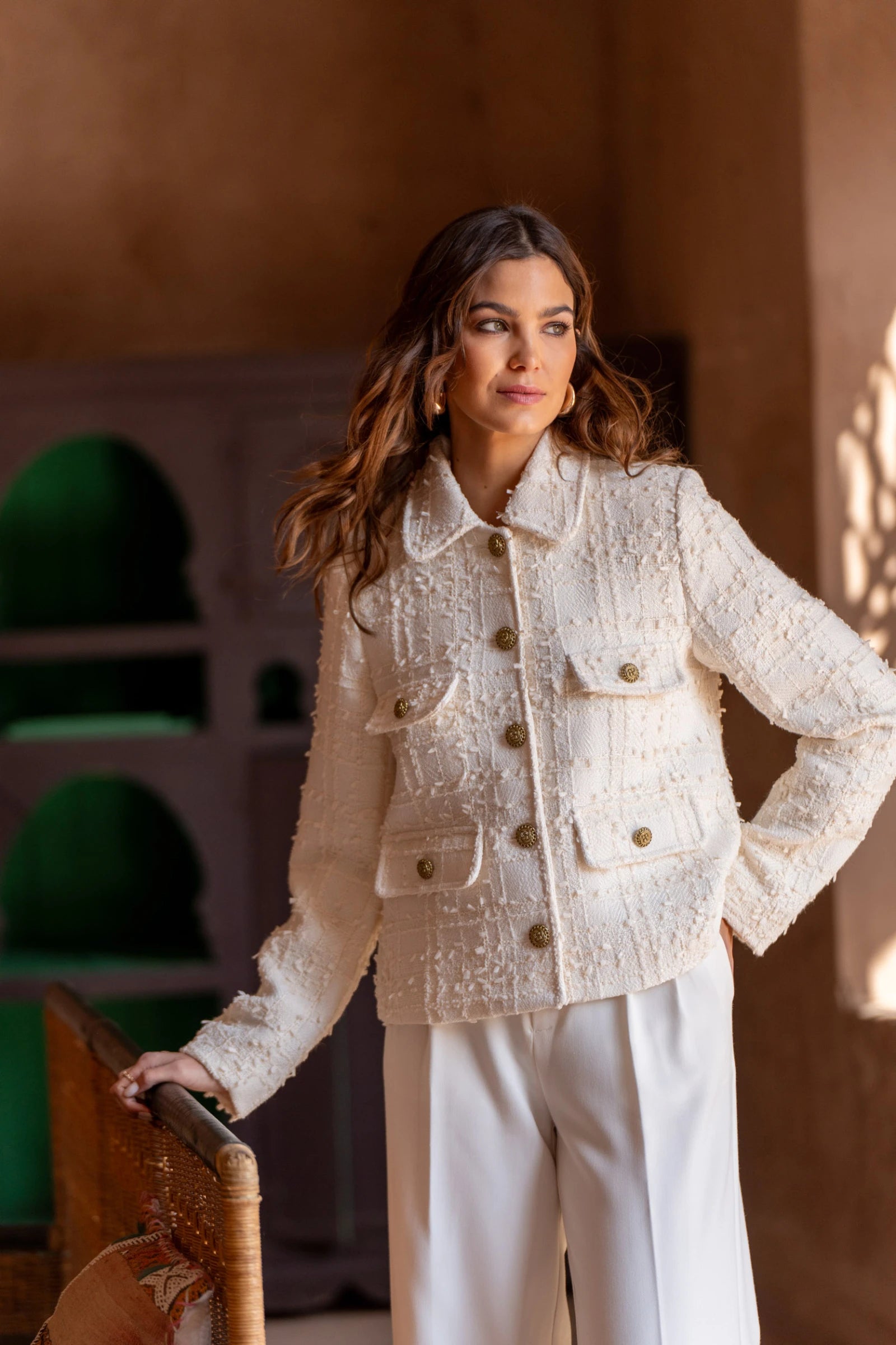 similar version of chanel tweed blazer