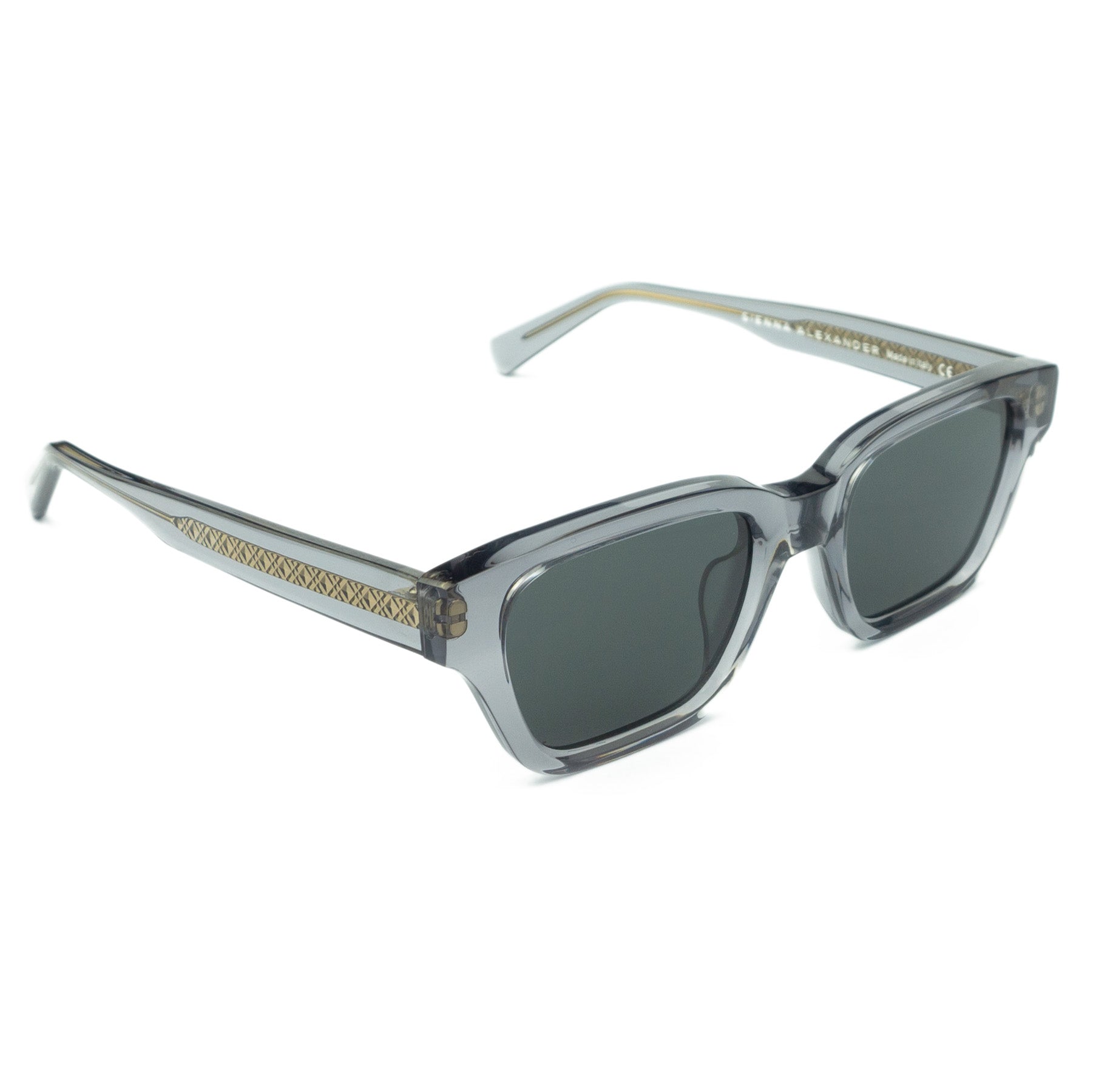 Leone Grey Square Sunglasses