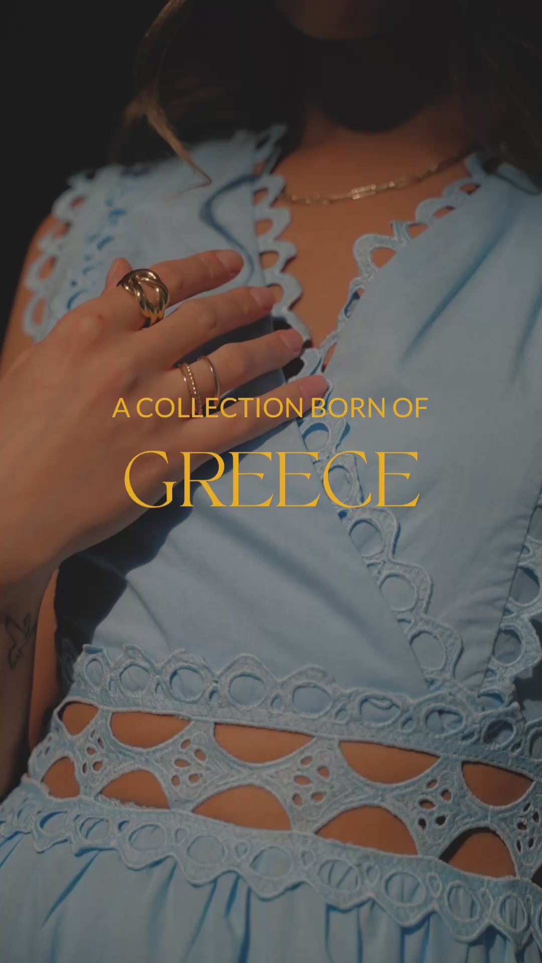 A collection of dresses inspired by Greece