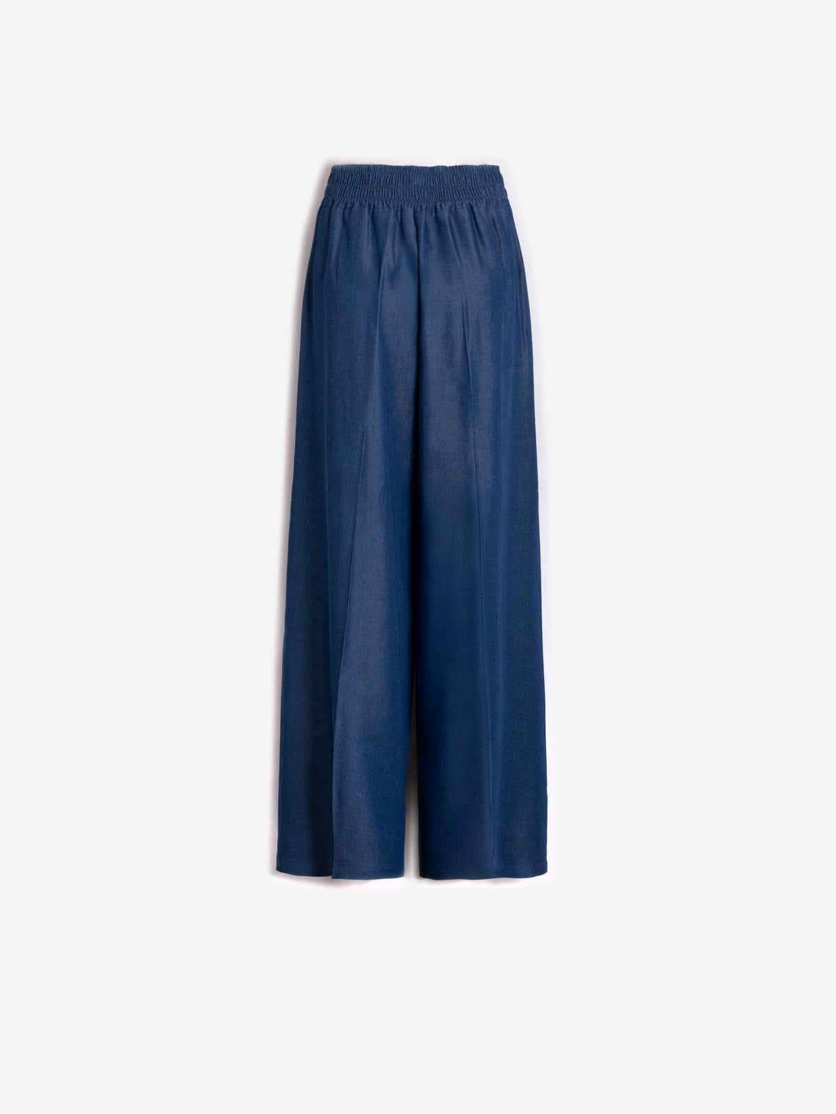 Wide leg women’s Tencel trousers for smart casual styling