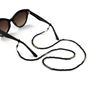 Sunglasses Chain / Black Beaded