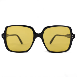 MICHELA BLACK | Square-frame oversized sunglasses