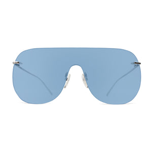 transparent blue sunglasses